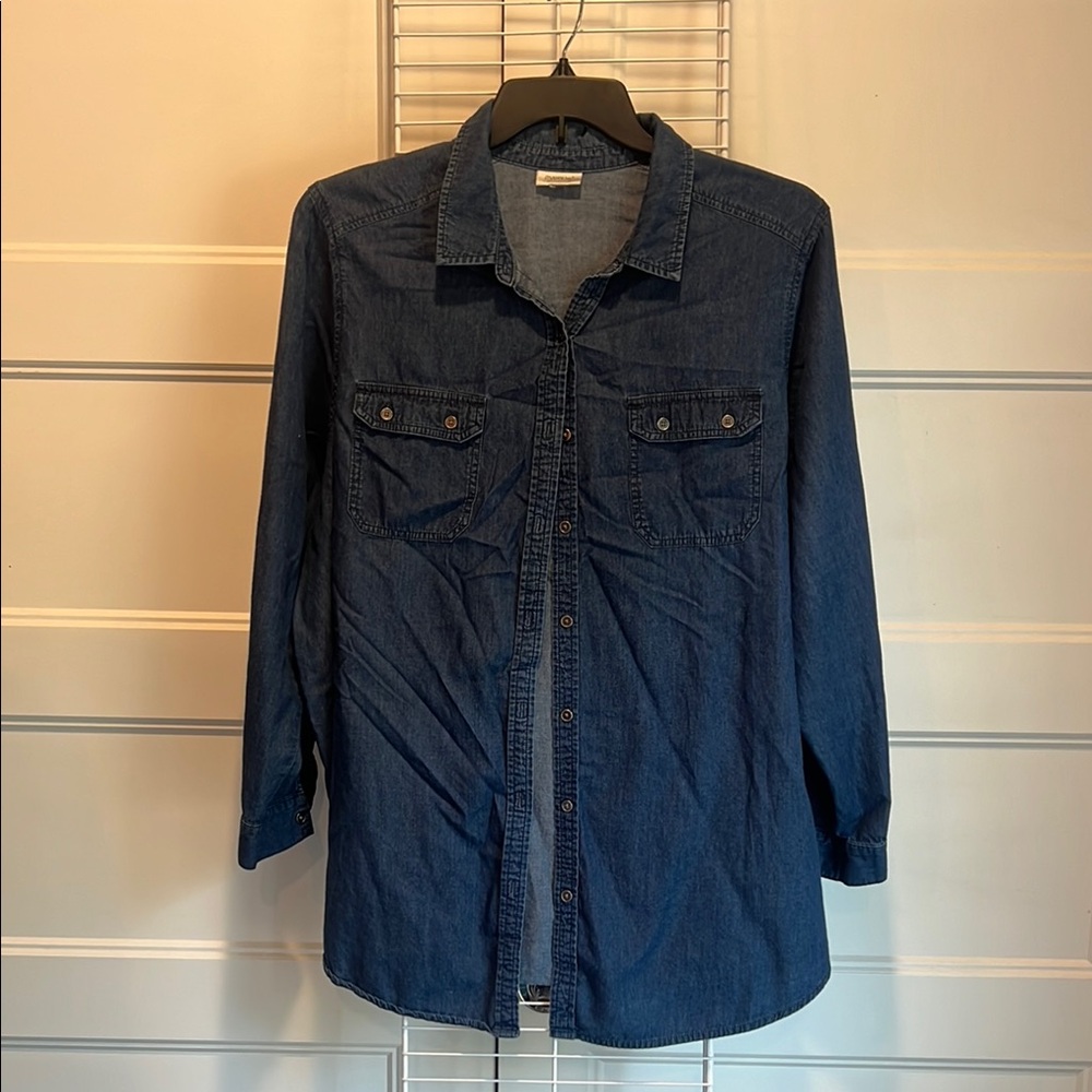 Avenue Denim Blue Blouse